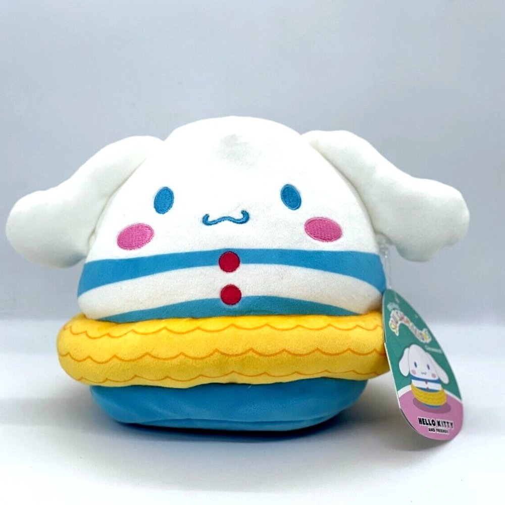 Squishmallows x Sanrio Cinnamonroll Plush 6.5in NWT